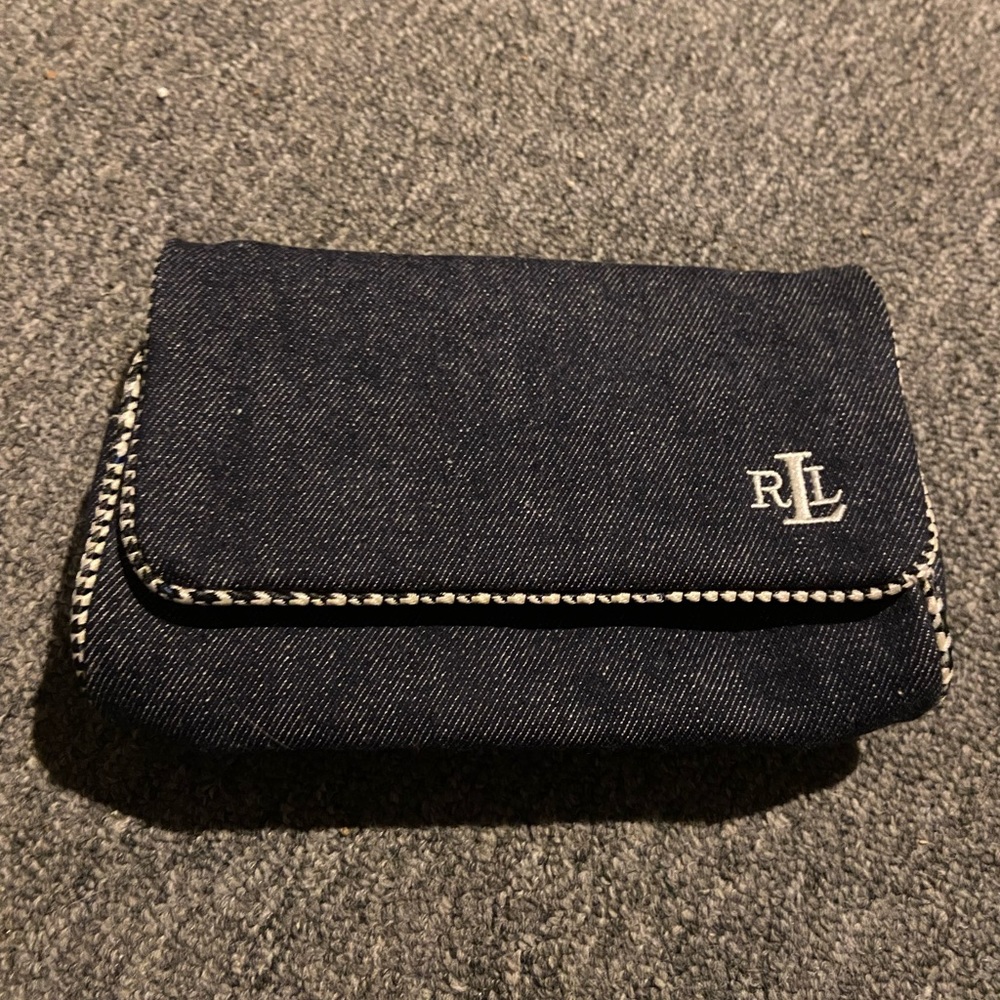 COPY - Denim Style RL Cosmetic Case with Mirror